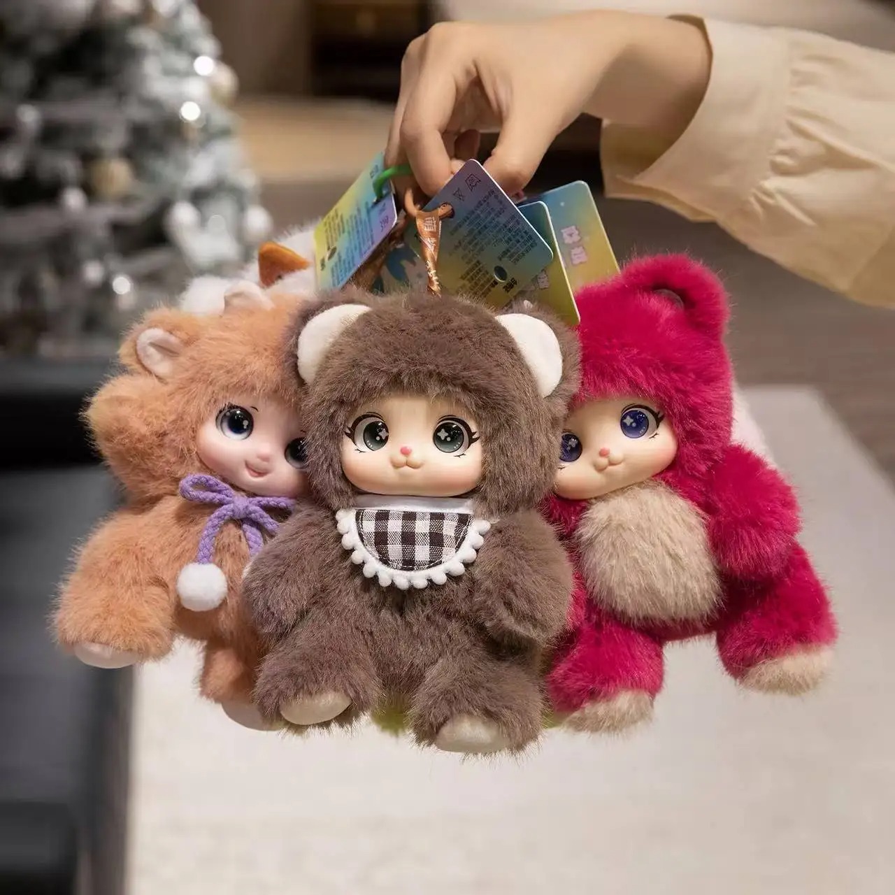 Kids Toys Bag - 18 سنتيمتر/Kawaii لطيف الحيوانات الفينيل الوجه