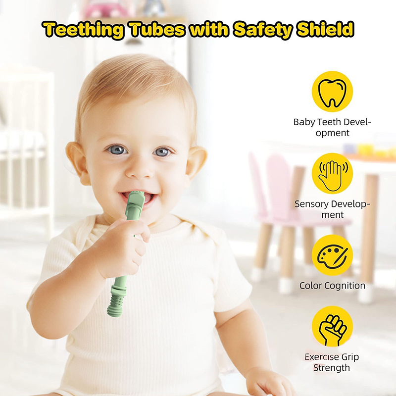 Kids Toys Youtube - أنبوب مضغ للأطفال، ألعاب تسنين للرضع،