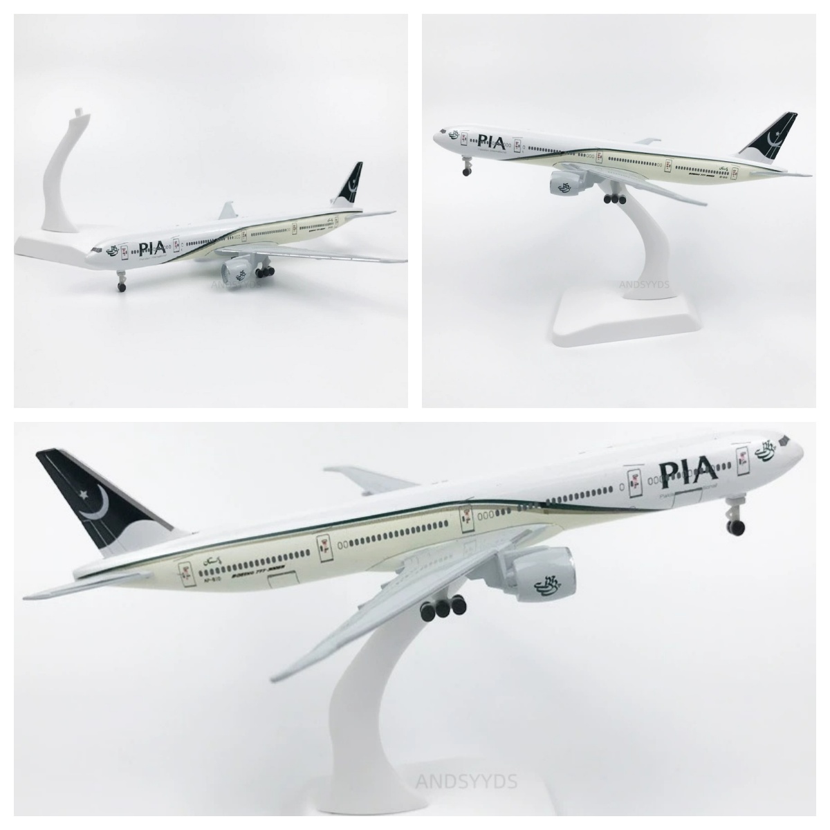 Kids Toys Pakistan - 20 سنتيمتر مقياس الطائرات B777 باكستان