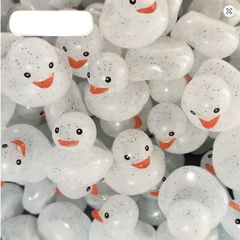 Rubber Duck Bath - بطة مطاطية شفافة بحجم 30-300، ألعاب