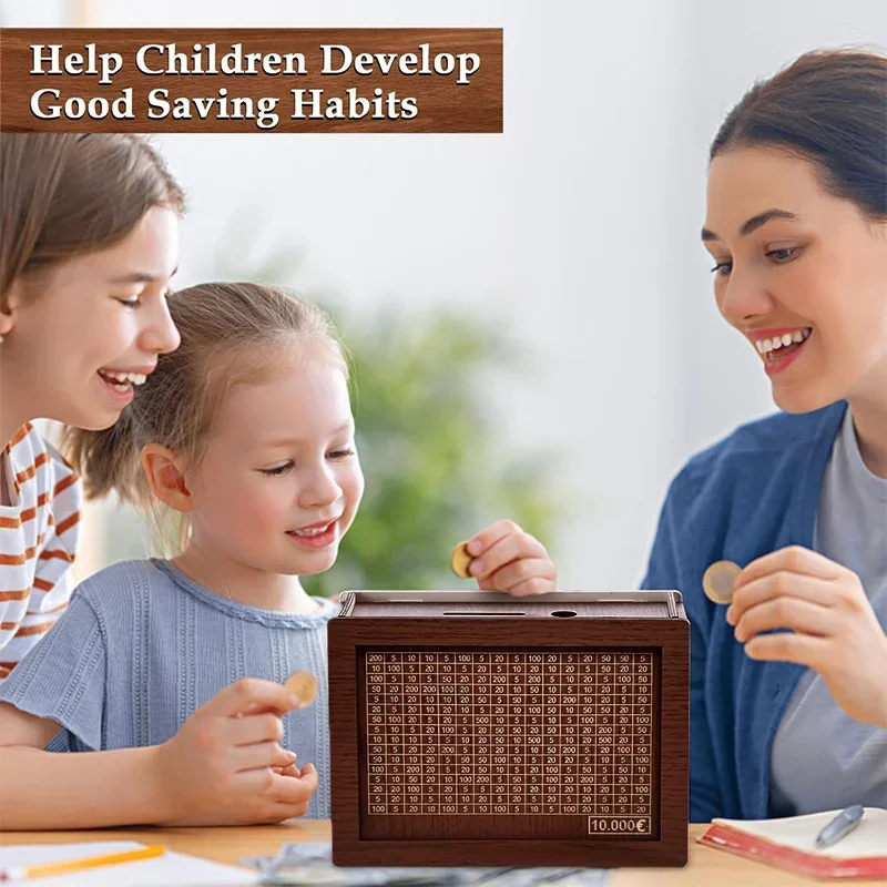 صندوق توفير خشبي بتصميم درج لت - مراجعة Kids Toys Drawers وسعره