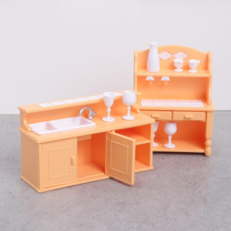 (.) مجموعة أثاث مطبخ لبيت الدم - مراجعة Dollhouse Furniture Set وسعره