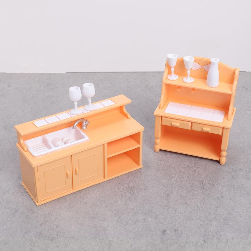 (.) مجموعة أثاث مطبخ لبيت الدم - مراجعة Dollhouse Furniture Set وسعره