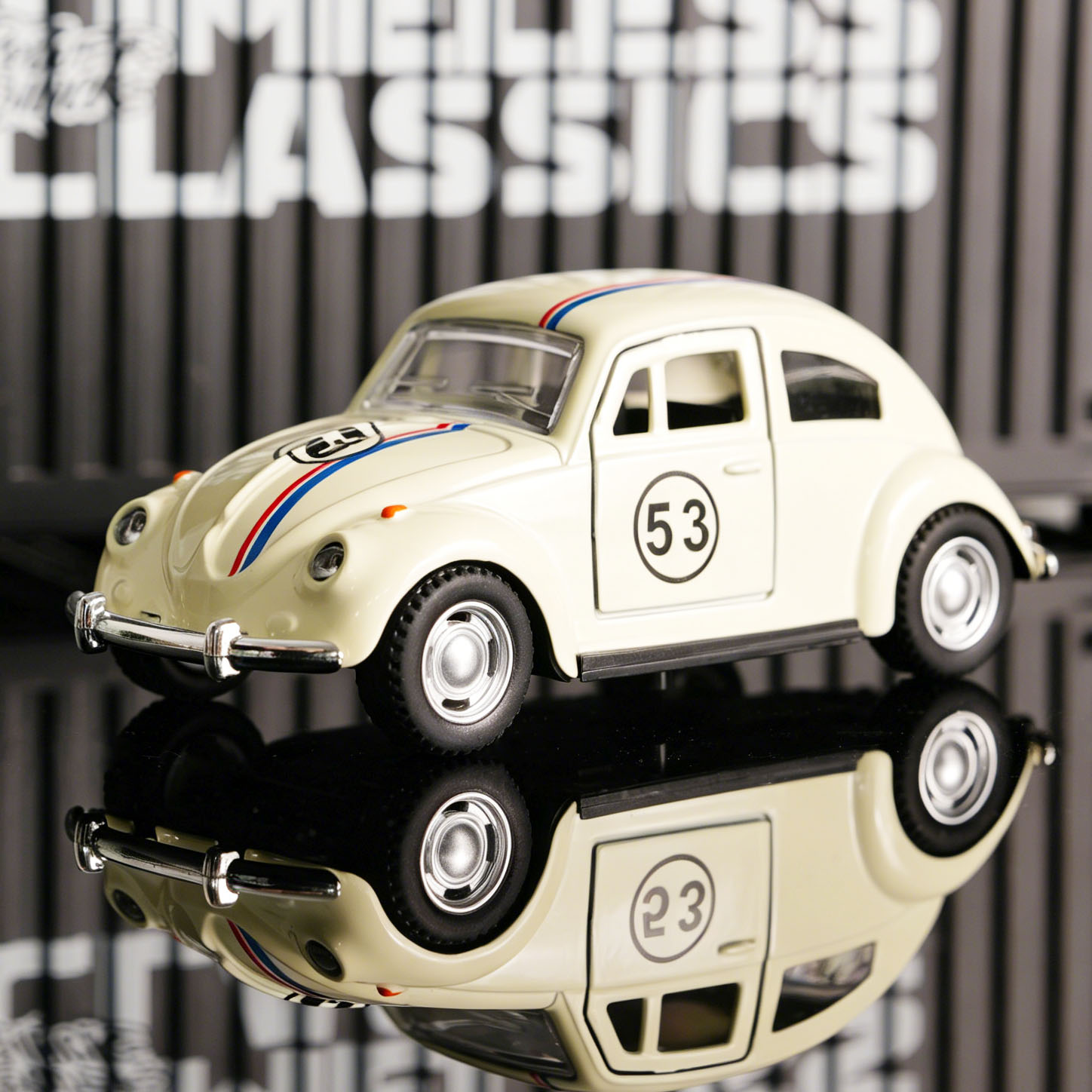 سيارة سباق بيتل بيضاء رقم 53 ب - مراجعة Kids Toys Car وسعره