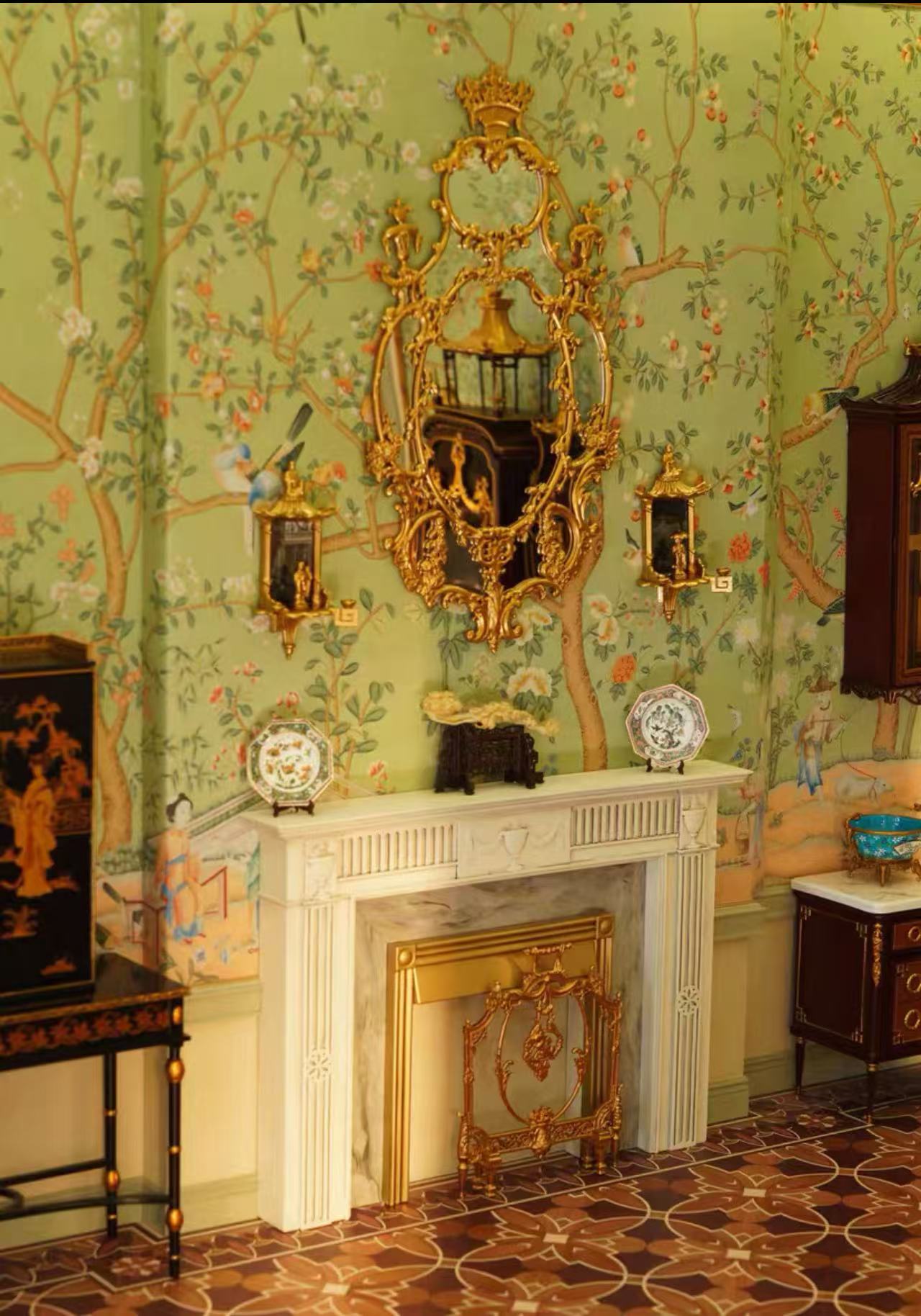 1/6 دمية الديكور الروكوكو والأ - مراجعة Dollhouse Furniture Set وسعره