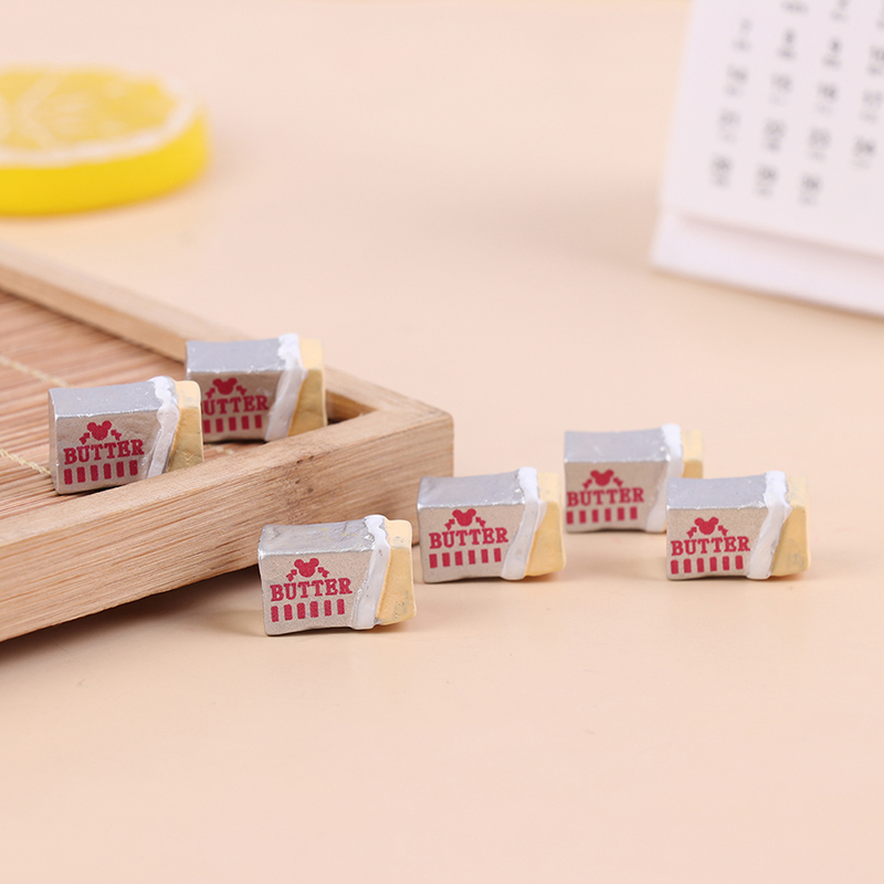 6 قطع نماذج خبز الزبدة المصغرة - مراجعة Dollhouse Furniture Set وسعره