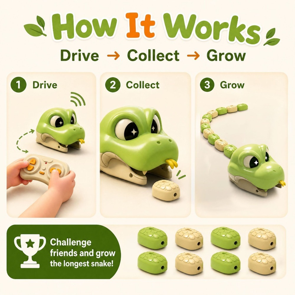 لعبة سيارة الثعبان المغناطيسي  - مراجعة Kids Toys Remote Car وسعره