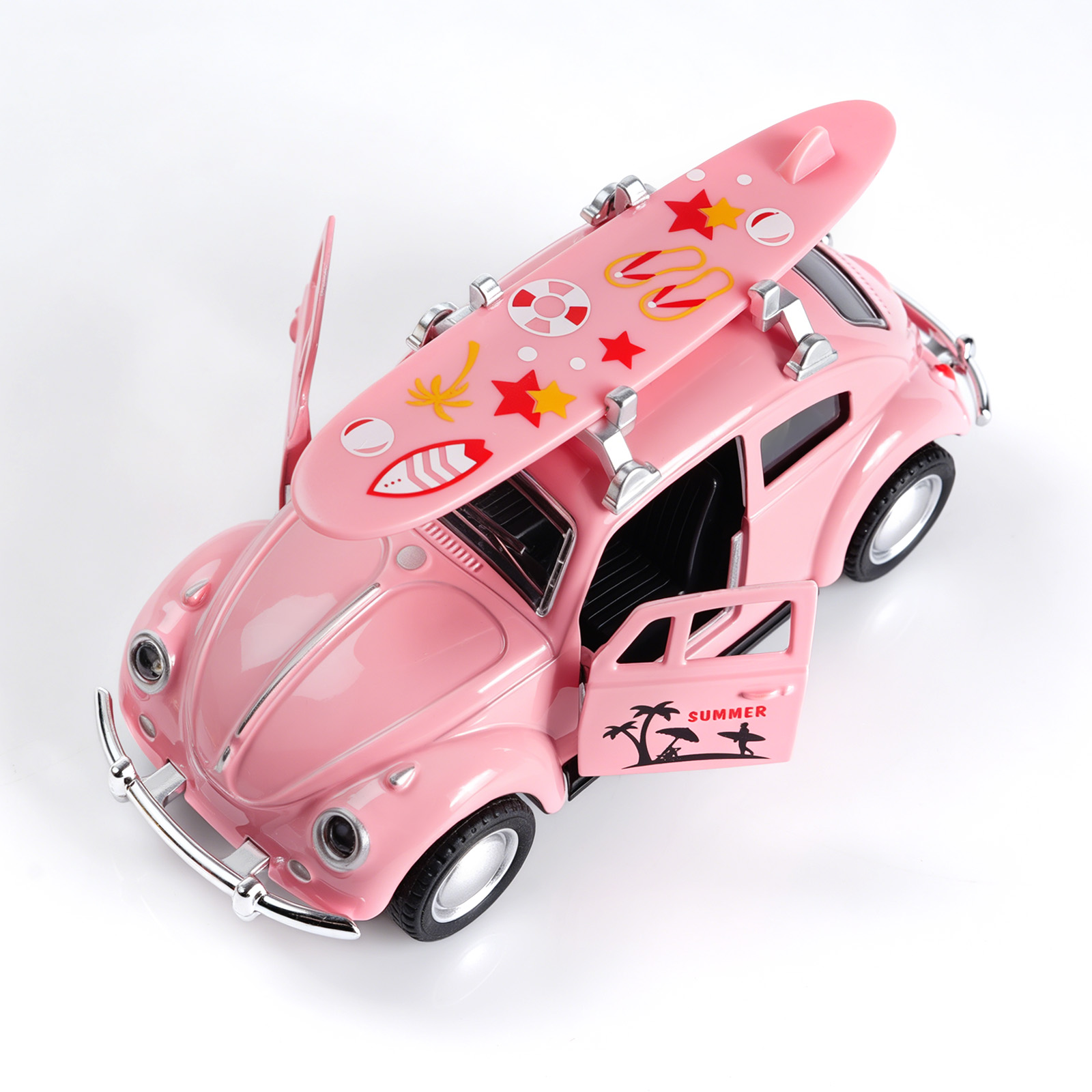 سيارة فولكس فاجن بيتل وردية ال - مراجعة Kids Toys Car وسعره