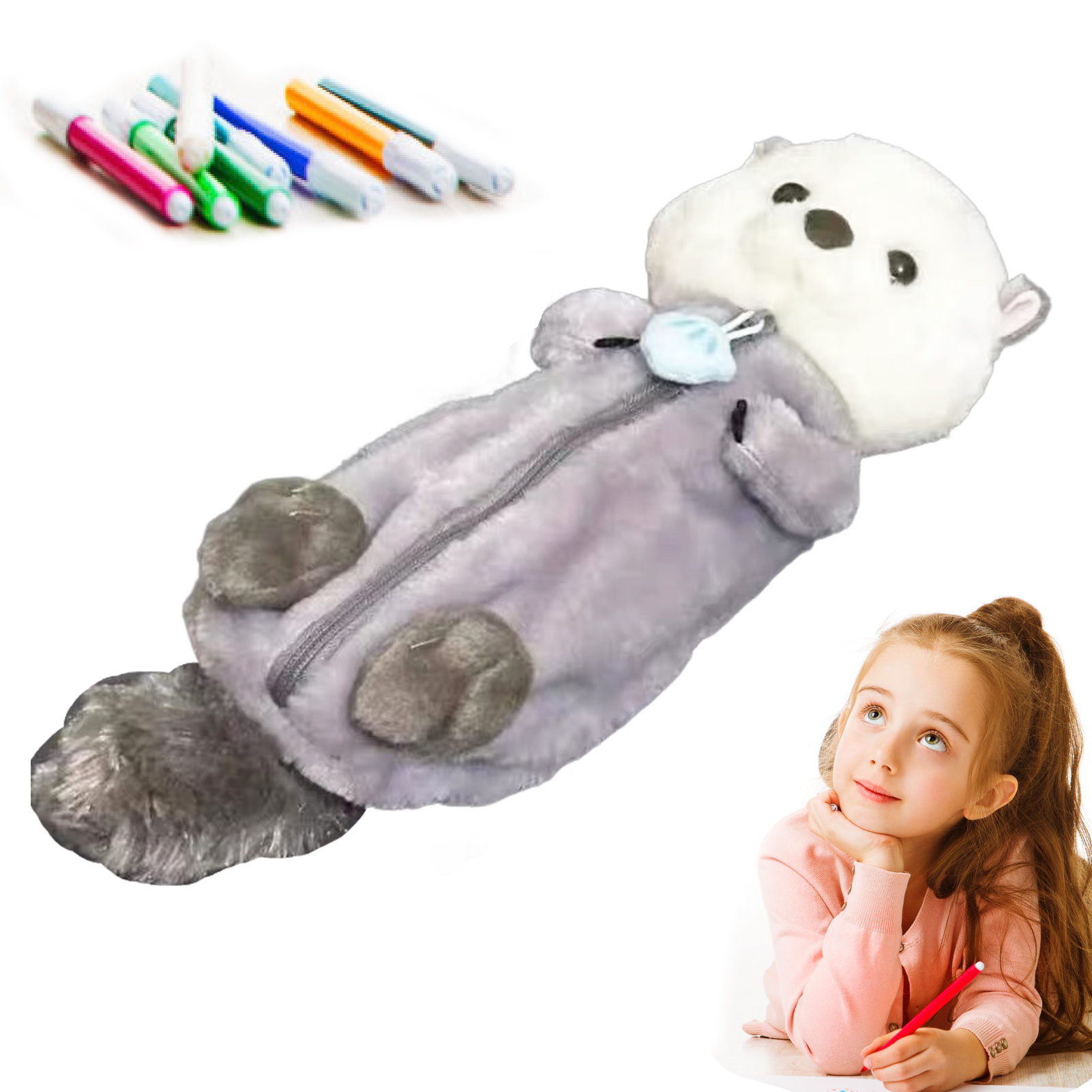 مقلمة لعبة قطيفة مبتكرة ناعمة  - مراجعة Kids Toys Bag وسعره