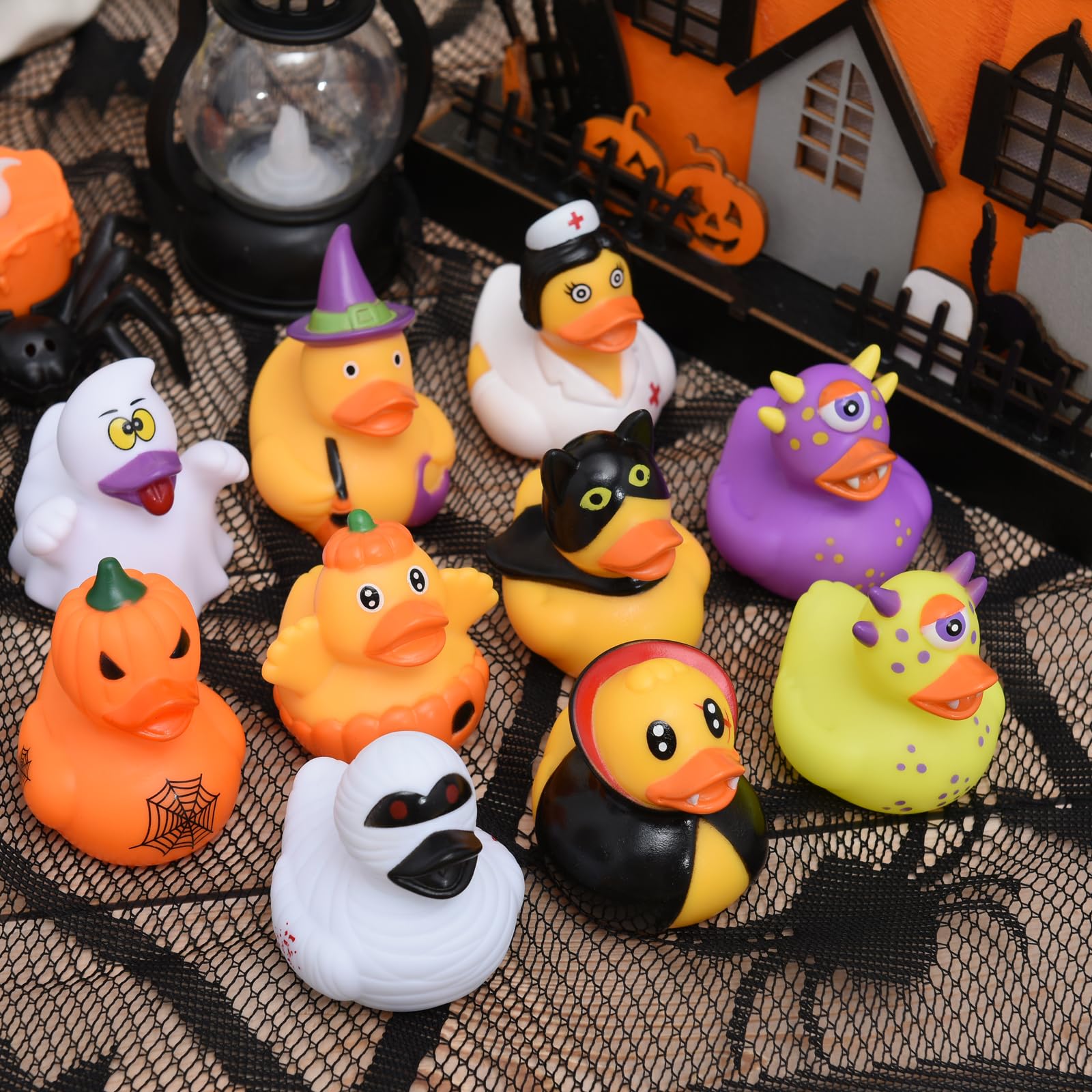 24/48 قطعة البط المطاطي متنوعة - مراجعة Rubber Duck Bath وسعره