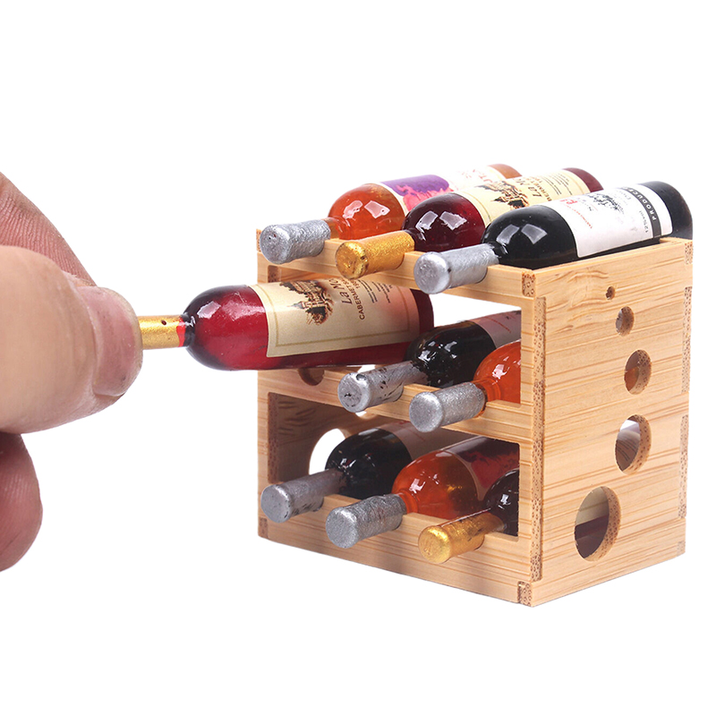 مصغرة النبيذ الزجاج رف كأس مجم - مراجعة Dollhouse Furniture Set وسعره