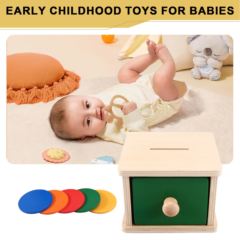 صندوق نقود خشبي للأطفال مع درج - مراجعة Kids Toys Drawers وسعره
