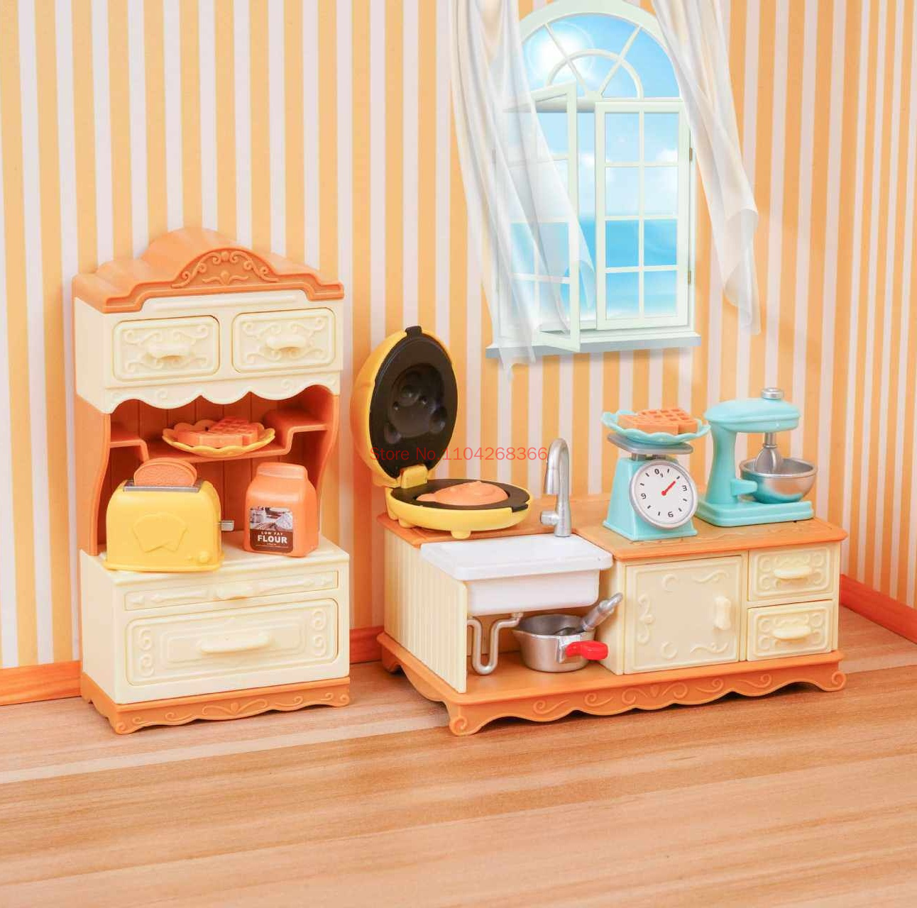 مجموعة أثاث المطبخ والحمام وغر - مراجعة Dollhouse Furniture Set وسعره