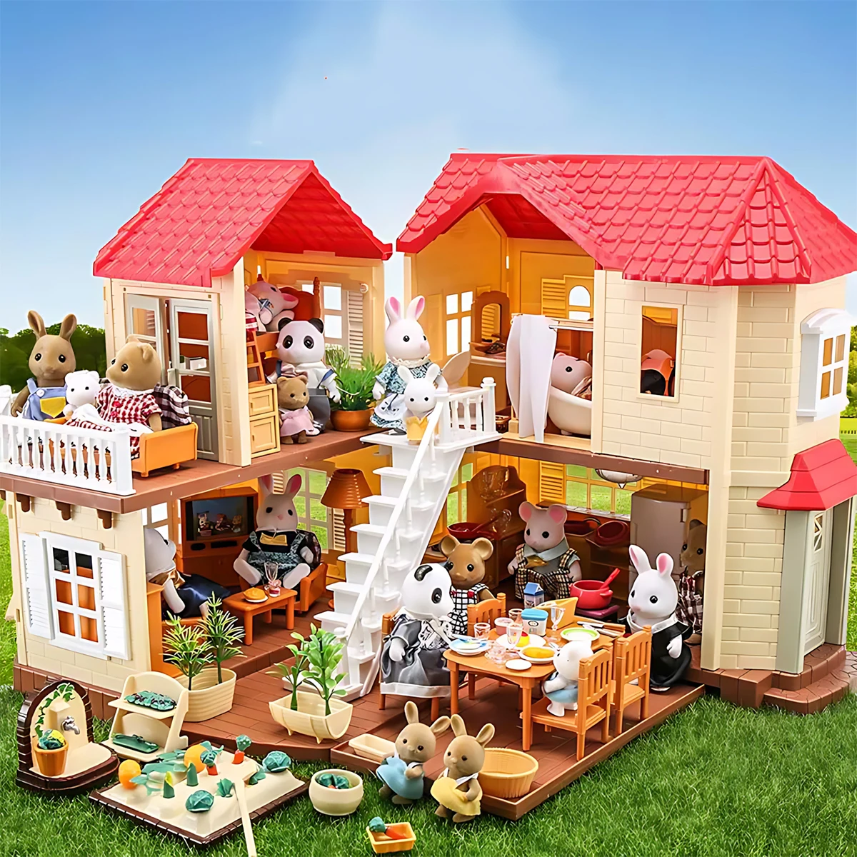 أثاث مصغر بمقياس 1:12 لبيت الد - مراجعة Dollhouse Furniture Set وسعره