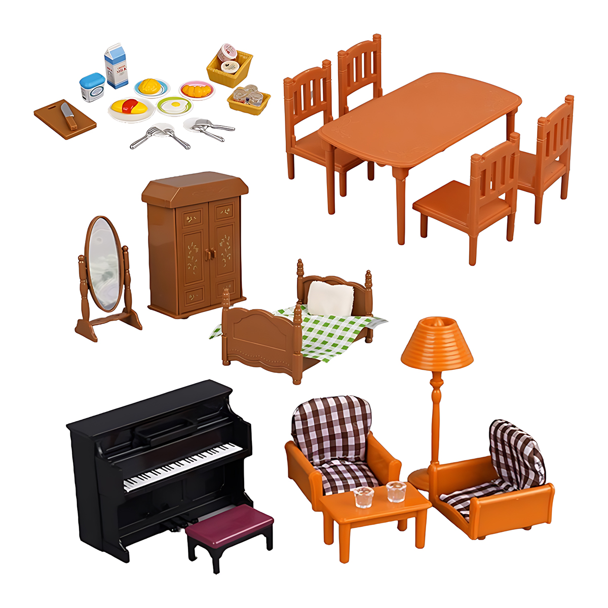 أثاث مصغر بمقياس 1:12 لبيت الد - مراجعة Dollhouse Furniture Set وسعره