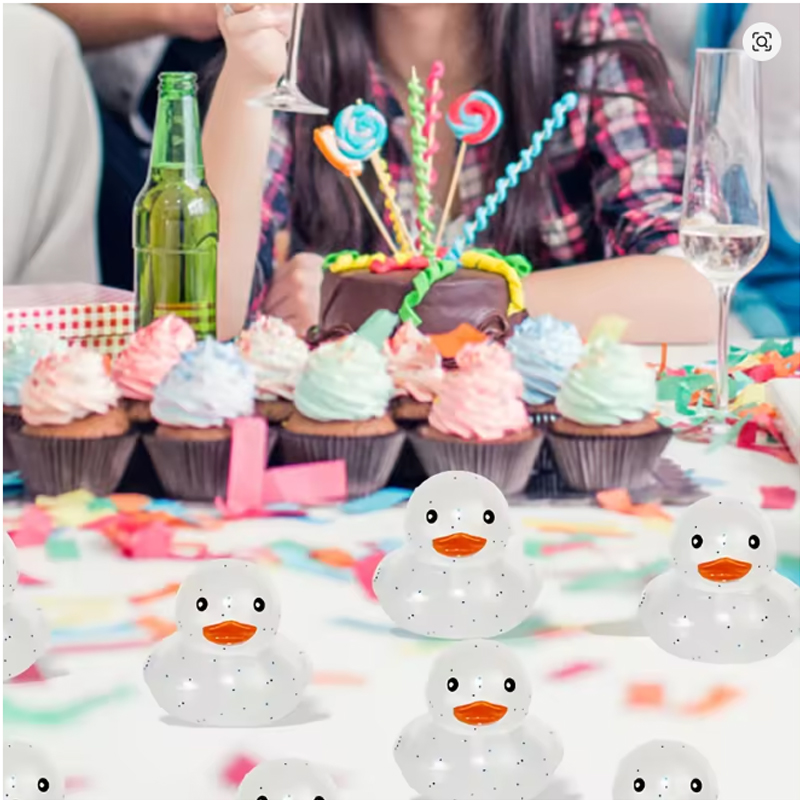 بطة مطاطية شفافة بحجم 30-300،  - مراجعة Rubber Duck Bath وسعره